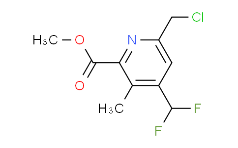 Methyl 6-(chloromethyl)-4-(difluoromethyl)-3-methylpyridine-2-carboxylate