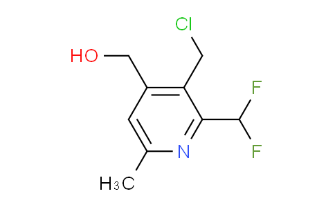 3-(Chloromethyl)-2-(difluoromethyl)-6-methylpyridine-4-methanol