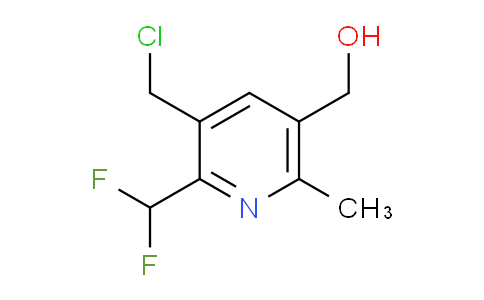 3-(Chloromethyl)-2-(difluoromethyl)-6-methylpyridine-5-methanol