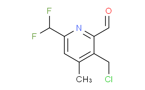 3-(Chloromethyl)-6-(difluoromethyl)-4-methylpyridine-2-carboxaldehyde