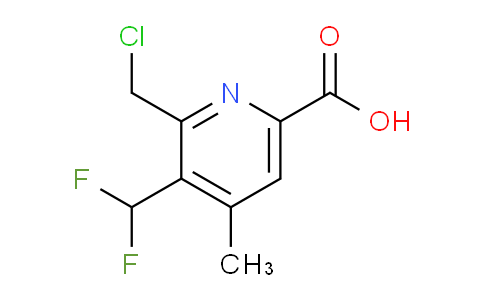 2-(Chloromethyl)-3-(difluoromethyl)-4-methylpyridine-6-carboxylic acid