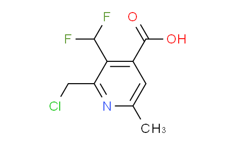 2-(Chloromethyl)-3-(difluoromethyl)-6-methylpyridine-4-carboxylic acid