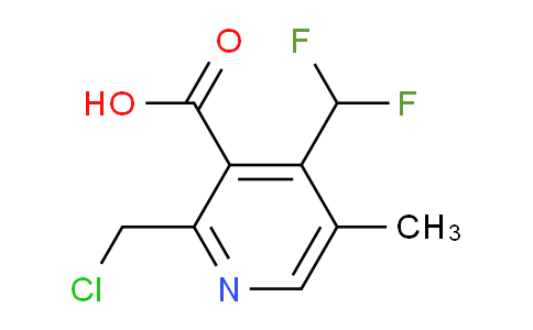 2-(Chloromethyl)-4-(difluoromethyl)-5-methylpyridine-3-carboxylic acid
