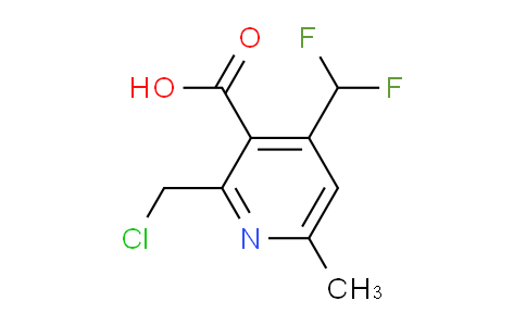 2-(Chloromethyl)-4-(difluoromethyl)-6-methylpyridine-3-carboxylic acid