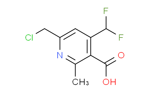 6-(Chloromethyl)-4-(difluoromethyl)-2-methylpyridine-3-carboxylic acid