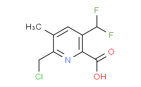 2-(Chloromethyl)-5-(difluoromethyl)-3-methylpyridine-6-carboxylic acid