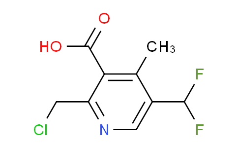 2-(Chloromethyl)-5-(difluoromethyl)-4-methylpyridine-3-carboxylic acid