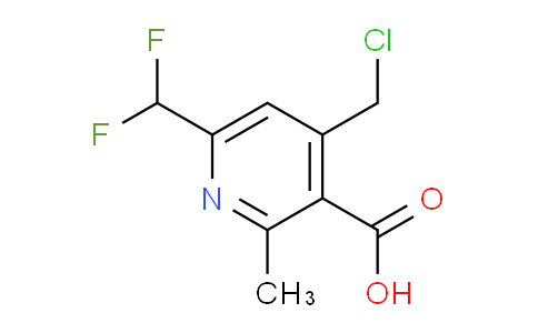 4-(Chloromethyl)-6-(difluoromethyl)-2-methylpyridine-3-carboxylic acid