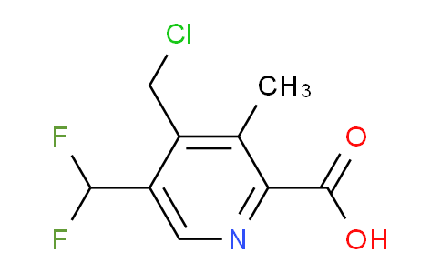 4-(Chloromethyl)-5-(difluoromethyl)-3-methylpyridine-2-carboxylic acid
