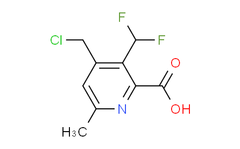 4-(Chloromethyl)-3-(difluoromethyl)-6-methylpyridine-2-carboxylic acid