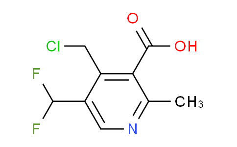 4-(Chloromethyl)-5-(difluoromethyl)-2-methylpyridine-3-carboxylic acid