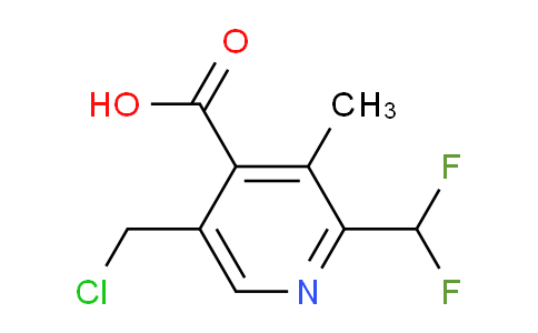 5-(Chloromethyl)-2-(difluoromethyl)-3-methylpyridine-4-carboxylic acid