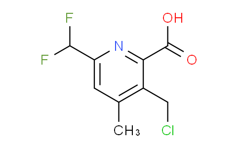 3-(Chloromethyl)-6-(difluoromethyl)-4-methylpyridine-2-carboxylic acid