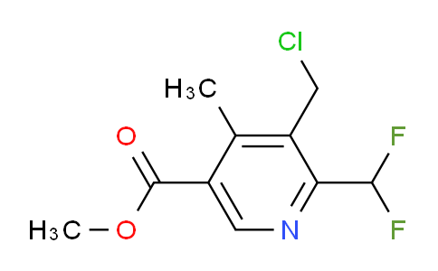 Methyl 3-(chloromethyl)-2-(difluoromethyl)-4-methylpyridine-5-carboxylate
