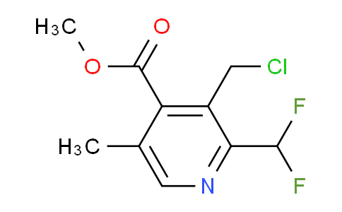 Methyl 3-(chloromethyl)-2-(difluoromethyl)-5-methylpyridine-4-carboxylate