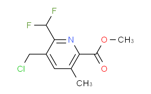 Methyl 3-(chloromethyl)-2-(difluoromethyl)-5-methylpyridine-6-carboxylate