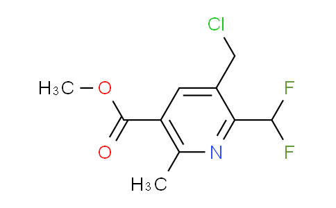 Methyl 3-(chloromethyl)-2-(difluoromethyl)-6-methylpyridine-5-carboxylate