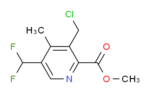 AM33256 | 1361856-15-6 | Methyl 3-(chloromethyl)-5-(difluoromethyl)-4-methylpyridine-2-carboxylate