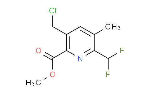 AM33263 | 1361771-98-3 | Methyl 5-(chloromethyl)-2-(difluoromethyl)-3-methylpyridine-6-carboxylate