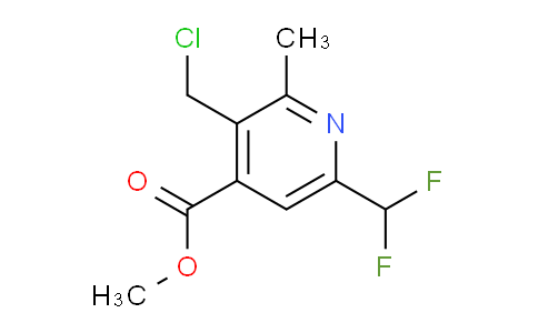 AM33267 | 1361902-66-0 | Methyl 3-(chloromethyl)-6-(difluoromethyl)-2-methylpyridine-4-carboxylate