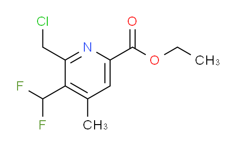 AM33269 | 1361790-26-2 | Ethyl 2-(chloromethyl)-3-(difluoromethyl)-4-methylpyridine-6-carboxylate