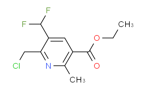 AM33273 | 1361856-28-1 | Ethyl 2-(chloromethyl)-3-(difluoromethyl)-6-methylpyridine-5-carboxylate
