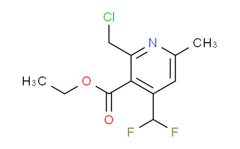 AM33278 | 1361753-52-7 | Ethyl 2-(chloromethyl)-4-(difluoromethyl)-6-methylpyridine-3-carboxylate