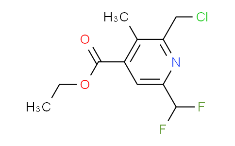 AM33286 | 1361810-33-4 | Ethyl 2-(chloromethyl)-6-(difluoromethyl)-3-methylpyridine-4-carboxylate