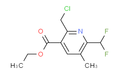 AM33290 | 1361772-14-6 | Ethyl 2-(chloromethyl)-6-(difluoromethyl)-5-methylpyridine-3-carboxylate