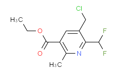 AM33297 | 1361841-74-8 | Ethyl 3-(chloromethyl)-2-(difluoromethyl)-6-methylpyridine-5-carboxylate