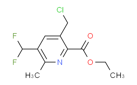 AM33308 | 1361841-80-6 | Ethyl 3-(chloromethyl)-5-(difluoromethyl)-6-methylpyridine-2-carboxylate