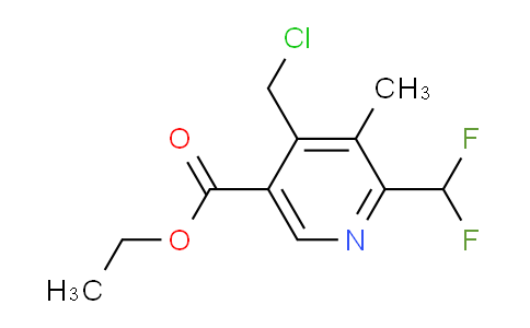 AM33310 | 1361700-81-3 | Ethyl 4-(chloromethyl)-2-(difluoromethyl)-3-methylpyridine-5-carboxylate