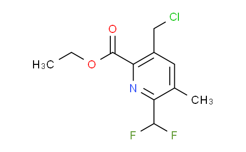 AM33323 | 1361501-68-9 | Ethyl 5-(chloromethyl)-2-(difluoromethyl)-3-methylpyridine-6-carboxylate