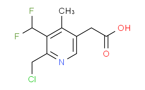 2-(Chloromethyl)-3-(difluoromethyl)-4-methylpyridine-5-acetic acid