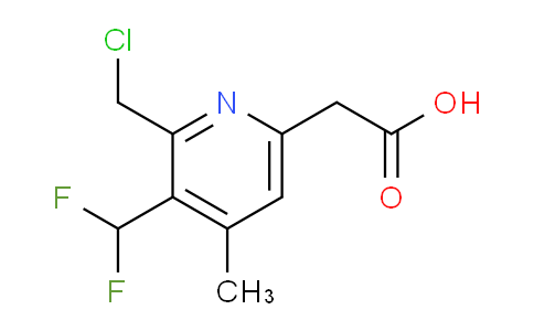 2-(Chloromethyl)-3-(difluoromethyl)-4-methylpyridine-6-acetic acid