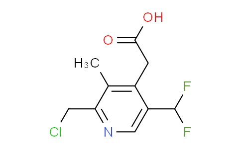 2-(Chloromethyl)-5-(difluoromethyl)-3-methylpyridine-4-acetic acid