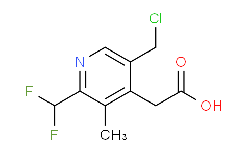 5-(Chloromethyl)-2-(difluoromethyl)-3-methylpyridine-4-acetic acid