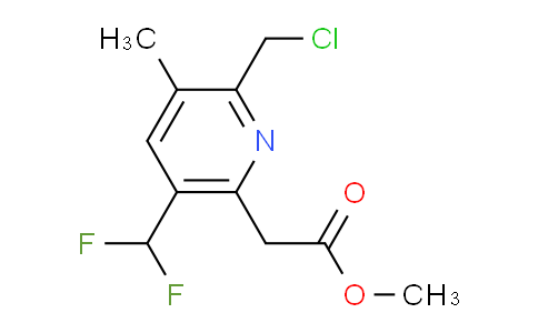 AM33391 | 1361772-82-8 | Methyl 2-(chloromethyl)-5-(difluoromethyl)-3-methylpyridine-6-acetate