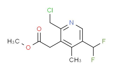 Methyl 2-(chloromethyl)-5-(difluoromethyl)-4-methylpyridine-3-acetate