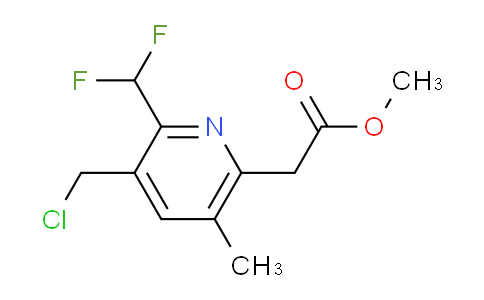 AM33405 | 1361886-36-3 | Methyl 3-(chloromethyl)-2-(difluoromethyl)-5-methylpyridine-6-acetate