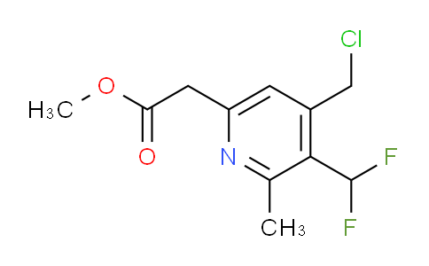 AM33417 | 1361754-59-7 | Methyl 4-(chloromethyl)-3-(difluoromethyl)-2-methylpyridine-6-acetate