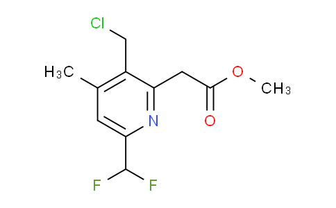 AM33425 | 1361919-13-2 | Methyl 3-(chloromethyl)-6-(difluoromethyl)-4-methylpyridine-2-acetate