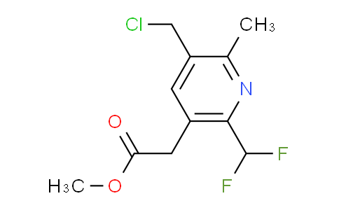AM33426 | 1361773-08-1 | Methyl 3-(chloromethyl)-6-(difluoromethyl)-2-methylpyridine-5-acetate