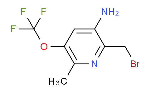 AM33457 | 1806227-43-9 | 3-Amino-2-(bromomethyl)-6-methyl-5-(trifluoromethoxy)pyridine
