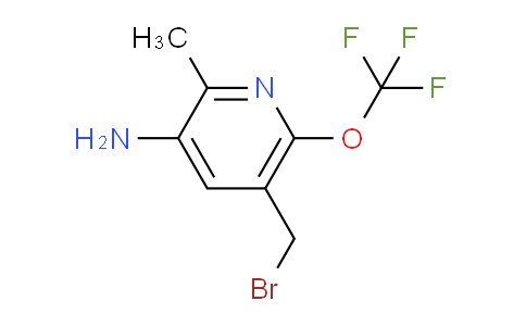 3-Amino-5-(bromomethyl)-2-methyl-6-(trifluoromethoxy)pyridine
