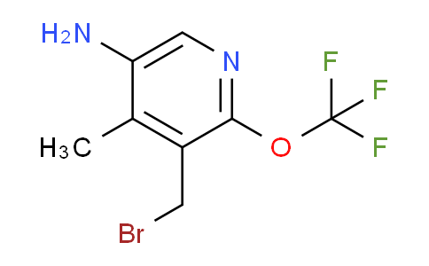 5-Amino-3-(bromomethyl)-4-methyl-2-(trifluoromethoxy)pyridine