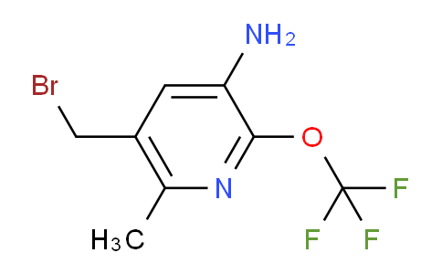 3-Amino-5-(bromomethyl)-6-methyl-2-(trifluoromethoxy)pyridine