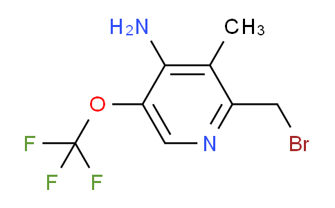 4-Amino-2-(bromomethyl)-3-methyl-5-(trifluoromethoxy)pyridine