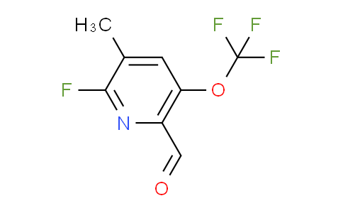 AM33474 | 1803702-16-0 | 2-Fluoro-3-methyl-5-(trifluoromethoxy)pyridine-6-carboxaldehyde