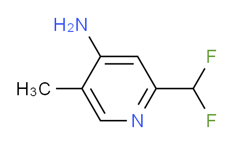 4-Amino-2-(difluoromethyl)-5-methylpyridine